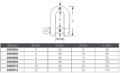 GRILLO INOX STORTO Ø MM.8 - immagine 2