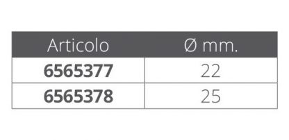 SNODO FORCELLA INOX APRIBILE ØMM.22 - immagine 2