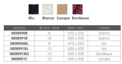 TAPPETO CORDA BORDEAUX  MM.600X330 - immagine 2