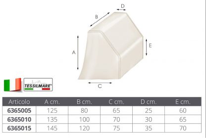 COPRICONSOLLE CM.125X80X65 - immagine 2