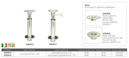 SUPPORTO TELESCOPICO MM.450/680 - immagine 2