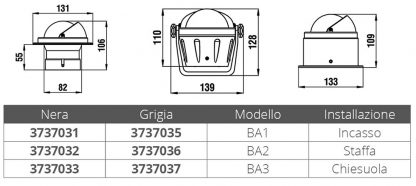 BUSSOLA BA2 NERA - immagine 2