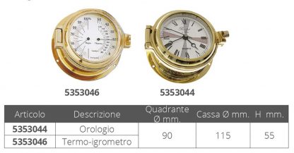 TERMOIGROMETRO EXTRA Ø MM.115 - immagine 2