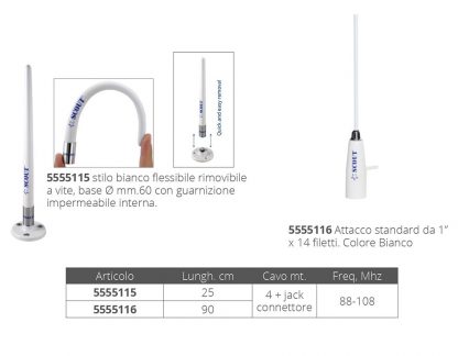 ANTENNA  RADIO AM/FM CM.25 - immagine 2