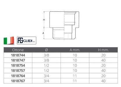 PROLUNGA MF 3/8 X 20 - immagine 2