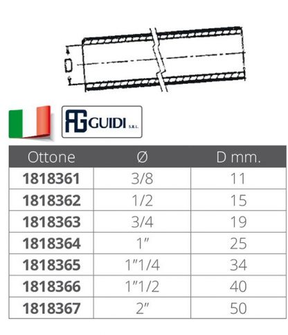 TUBO FILETTATO DA 3/8' - immagine 2