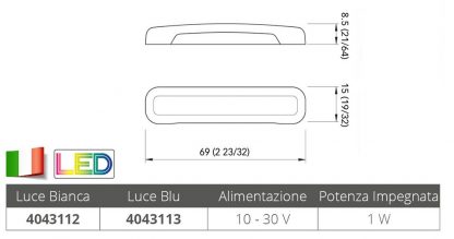 LUCE DI CORTESIA BIANCA TAB CPR 1 - immagine 2