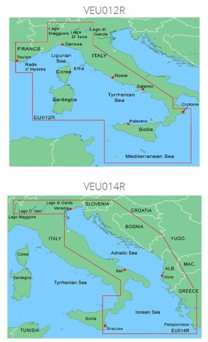 CARTOGRAFIA REGULAR MAR TIRRENO