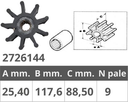 GIRANTE JABSCO 17240-0001e1879-0001