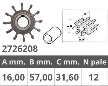 GIRANTE JABSCO 4568-0003