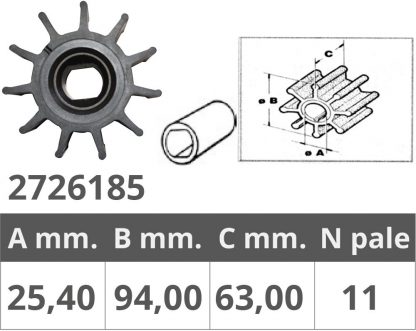 GIRANTE JONHNSON RIF.OR.09-838S