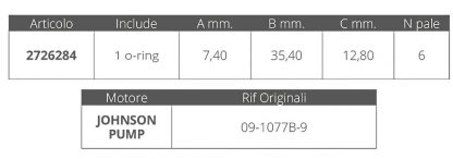 GIRANTE JOHNSON RIF.OR.09-1077B-9 - immagine 2