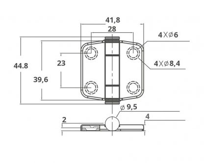 CERNIERA INOX 316 CON COPERTURA - immagine 2