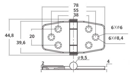 CERNIERA INOX 316 CON COPERTURA - immagine 2