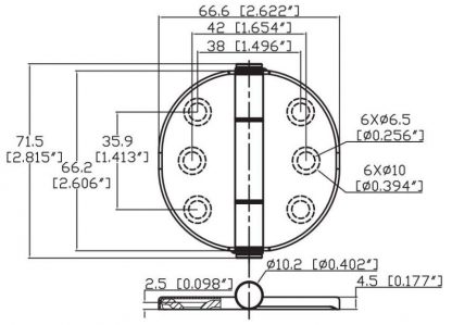 CERNIERA INOX 316 CON COPERTURA - immagine 2