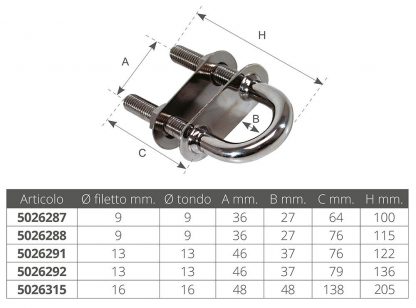 CAVALLOTTO DELUXE ACC.INOX