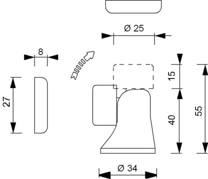 FERMA PORTA MAGNETICO OTT.LUCIDO - immagine 2