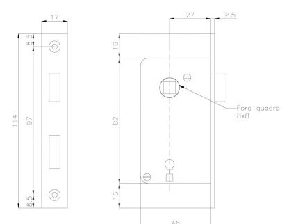 PLACCA OTTONE CROMATO - immagine 2