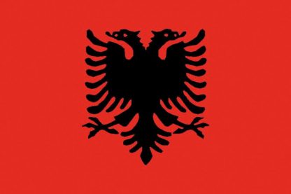 BANDIERA ALBANIA CM.40X60