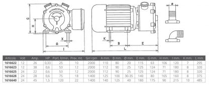 POMPA EP 20 CC 12V - immagine 2