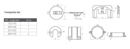 KIT ALLUMINIO MERCRUISER BRAVO I - immagine 2