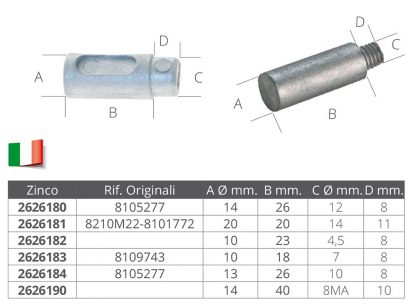 BAROTTO AIFO Ø MM.10 X 31 - immagine 2