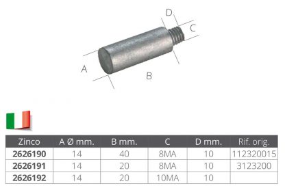 BAROTTO VM Ø MM.14 X 30 - immagine 2