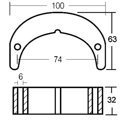 PLACCA IN ALLUMINIO PER FUORIBORDO - immagine 2