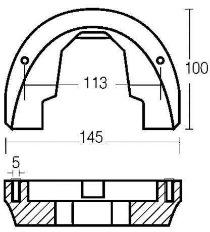 PLACCA IN ZINCO PER OMC - immagine 2