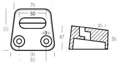 PLACCA OMC IN MAGNESIO - immagine 2