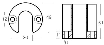 COLLARE BRAVO I-II-III IN ZINCO - immagine 2