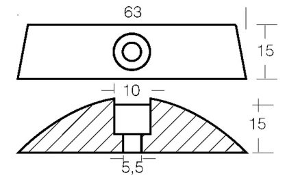 COPPIA PIASTRINE 110/120 HP ZINCO - immagine 2