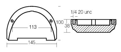 PLACCA SX IN ZINCO - immagine 2