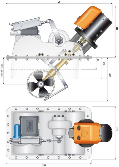 ELICA RETRATTILE BTQR 185-105kg 12V - immagine 2