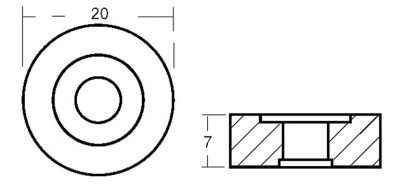 RONDELLA AL TOHATSU 2,5-3,5-5-6-8HP - immagine 2