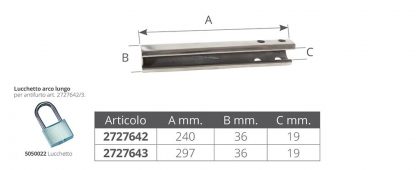 ANTIFURTO INOX MEDIO - immagine 2