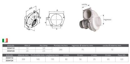 ASPIRATORE 24V. - immagine 2