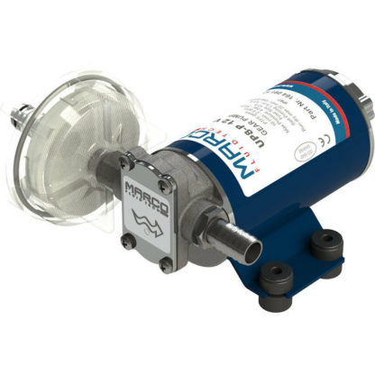 POMPA TRAVASO 12V UP8-P MARCO 12V INGRANAGGI PTFE 10LT/MIN NAUTICA